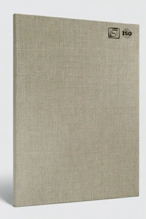 B 7168 | Light Khadi, Warm Ivory Silky Matte Finish, Fabric Liner Laminate