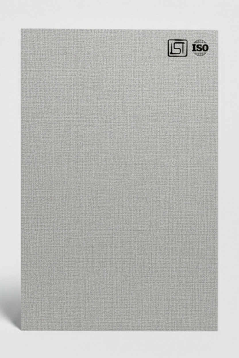B 7177 | White Jute, Light Mint Silky Matte Finish, Fabric Liner Laminate - Image 2