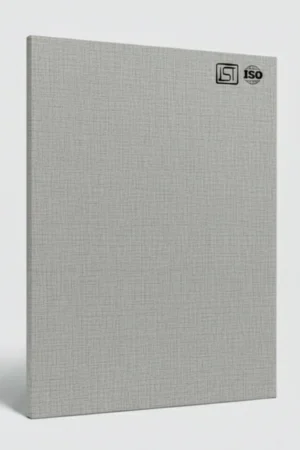 B 7177 | White Jute, Light Mint Silky Matte Finish, Fabric Liner Laminate