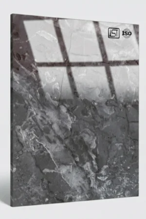 B 7214 | Grey Marble, Grey Marble High Gloss Finish, Liner Laminate