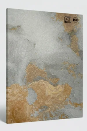 B 7215 (2) | Caldera Marble, Silver Mist Grey Matte Finish, Marble Liner Laminate