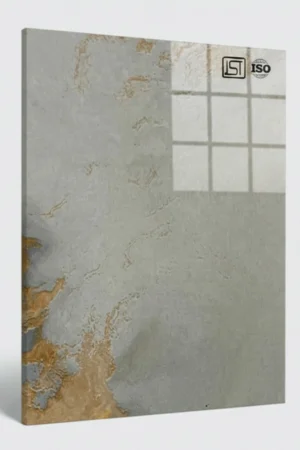 B 7215 | Caldera Marble, Pale Grey High Gloss Finish, Marble Liner Laminate