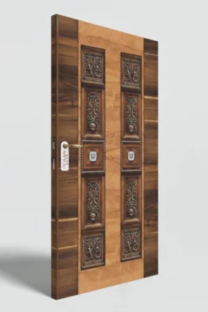MDG 11 | Natural Brown Walnut Matt Finish Digital Door Skin Laminate