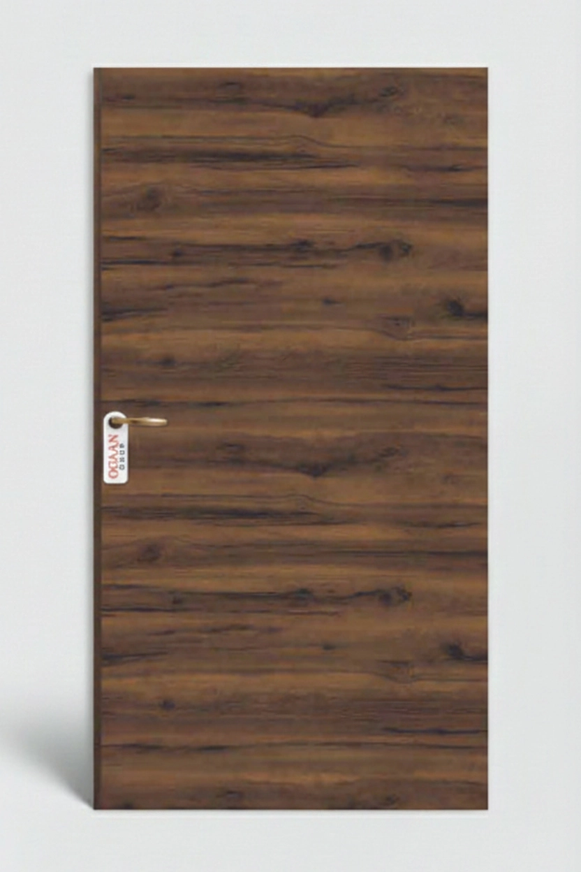 MPD 480 | Dark Brown Teakwood Matte Finish Premium Wooden Decorative Door Skin Laminate - Image 2