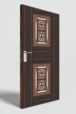 MPD 484 | Dark Walnut Brown Matt Finish Premium Wooden Decorative Door Skin Laminate