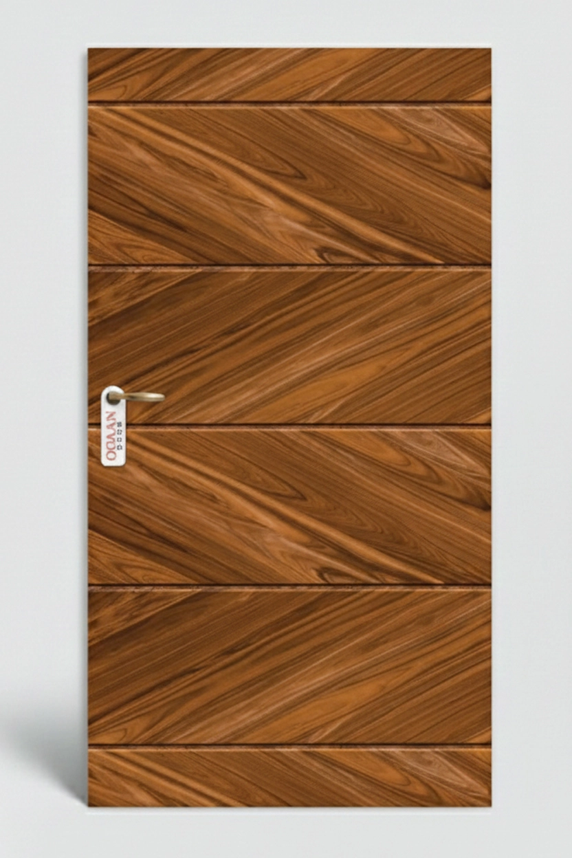 MPD 496 (2) | Natural Teakwood Matte Finish Premium Wooden Digital Door Skin Laminate - Image 2