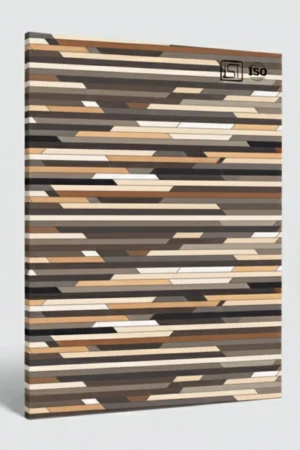 OD 13 | Multicolored Geometric Design, Horizontal Mosaic Pattern in High-Gloss Finish, Printed Decorative Digital Laminate