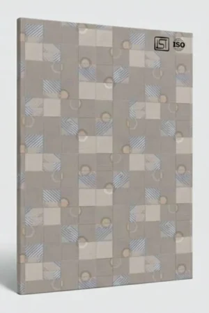 OD 15 | Light Grey, Modern Tile Like Design High Gloss Finish Printed Decorative Digital Laminate