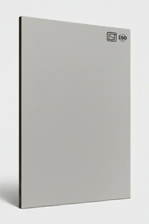 Light silver metallic laminate with subtle glitter texture by Ogaan Laminates