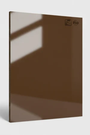 144 SG | Mocha Walnut, Dark Brown High Gloss Finish Decorative Laminate