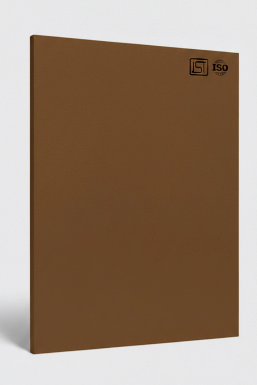 144 SF | Mocha Walnut, Dark Brown Suede Finish Decorative Laminate