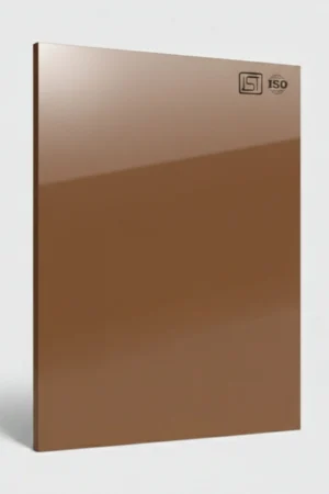 143 SG | Caramel Brown, Brown High Gloss Finish Decorative Laminate