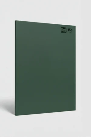 Dark forest green matte laminate with fine texture by Ogaan Laminates