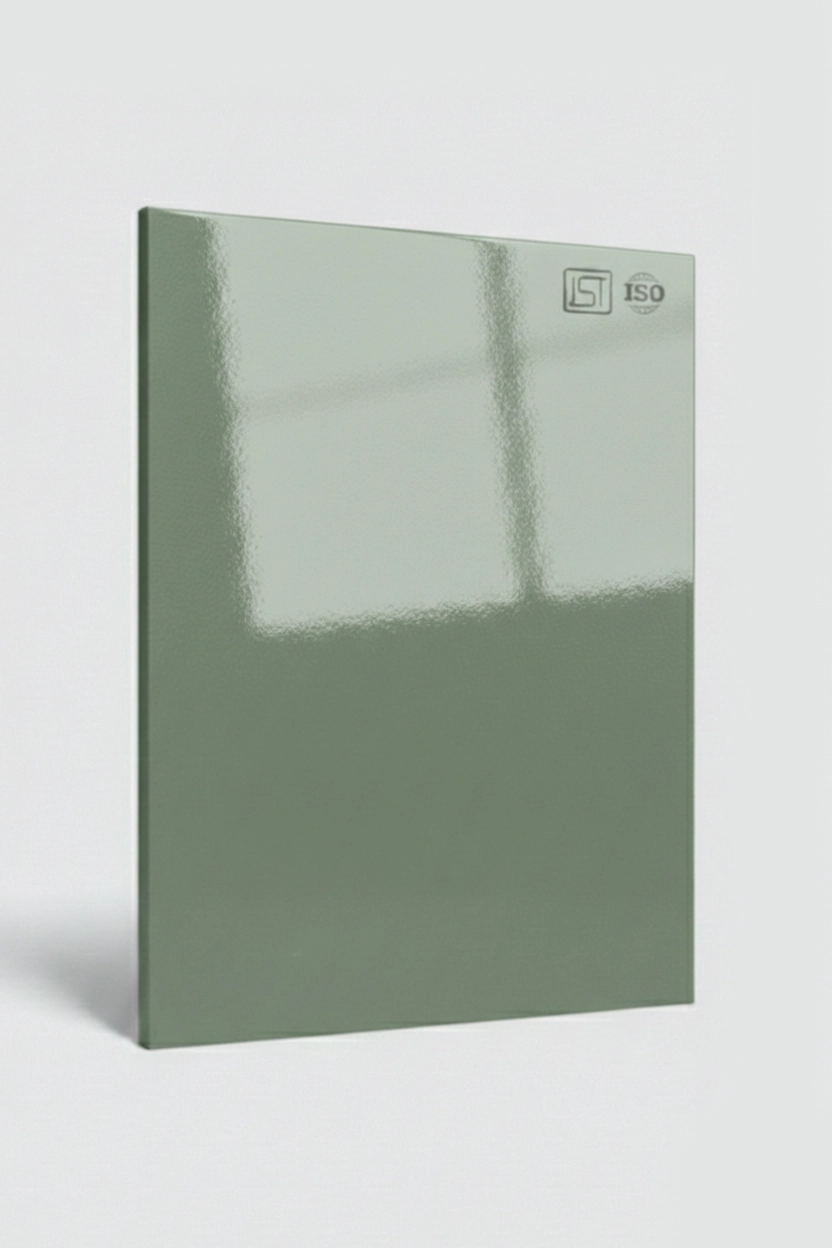 135 SG | Olive Green, Pastel Green High Gloss Finish Decorative Laminate
