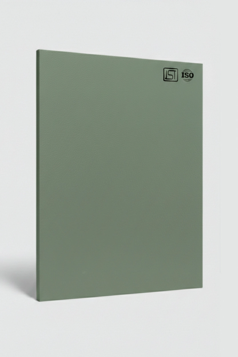 135 SF | Olive Green, Pastel Green Suede Finish Decorative Laminate