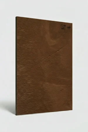 Decorative brown laminate with a natural rugged surface finish