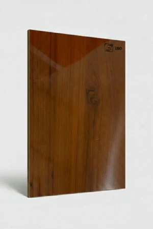 7256 SG | Heritage Teak, Classic Brown Teak High Gloss Finish Wooden Decorative Laminate