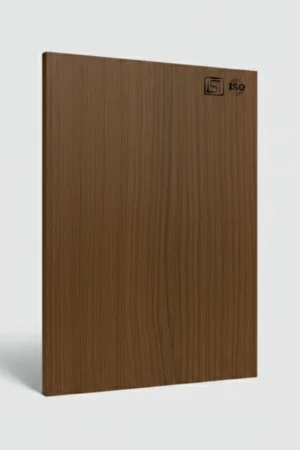 7255 SF | Ridge Line, Dark Walnut Brown Suede Finish Wooden Decorative Laminate