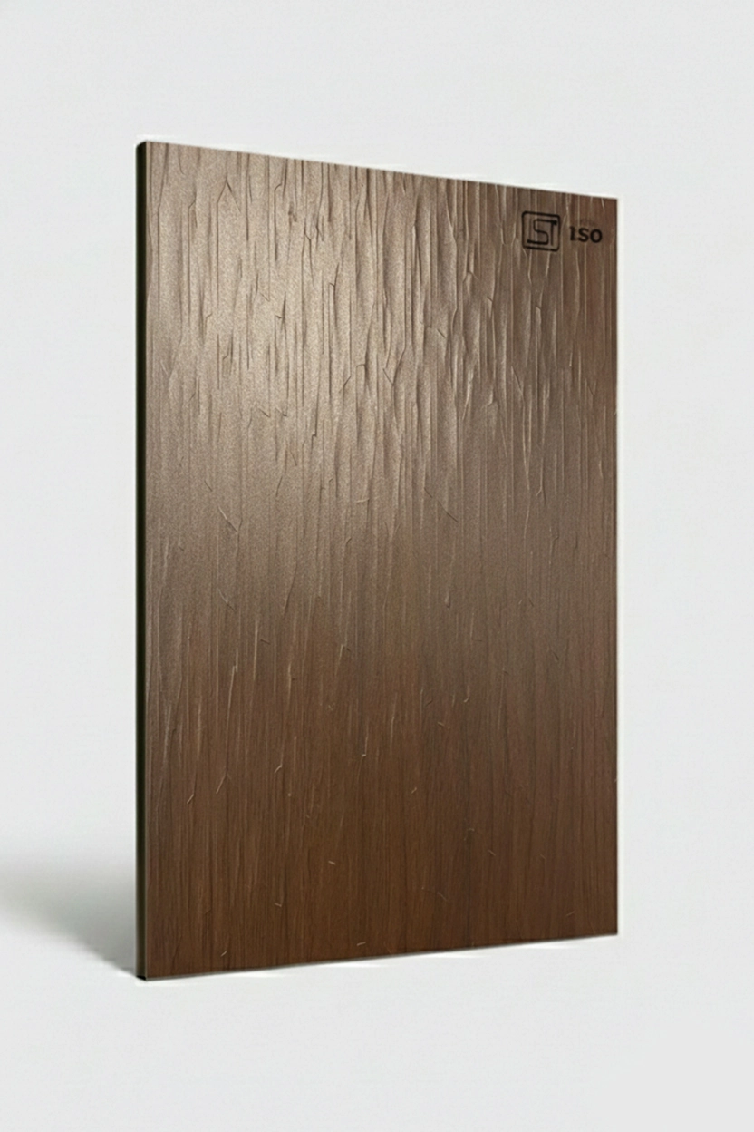7255 PS | Ridge Line, Dark Walnut Brown Matte Finish Wooden Patterned Decorative Laminate