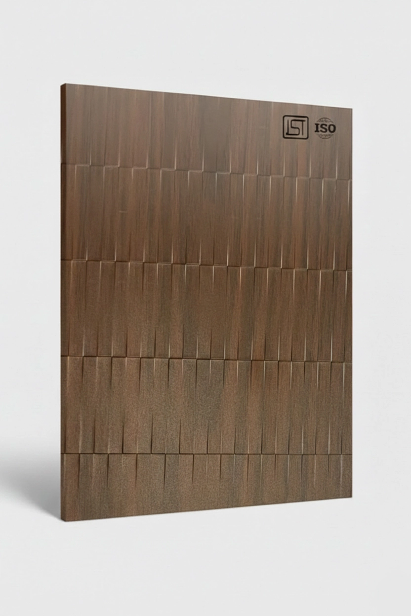 7254 WC | Bronze Weave, Dark Walnut Matte Finish Wooden Patterned Decorative Laminate