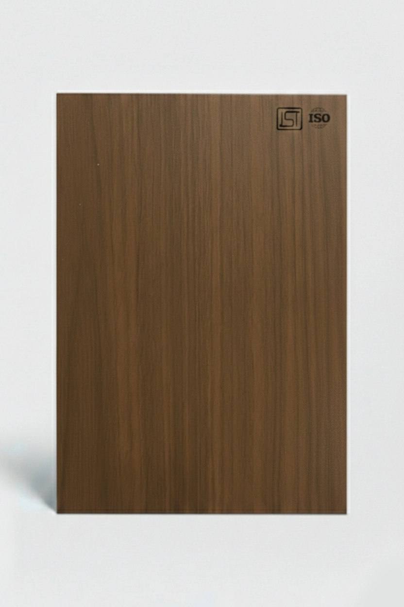 7254 SF | Bronze Weave, Dark Walnut Suede Finish Wooden Decorative Laminate - Image 2
