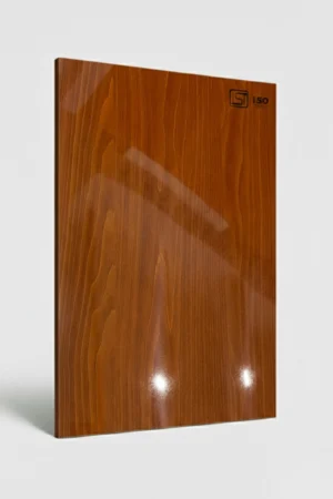 7250 SG | Copper Drift, Teak Brown High Gloss Finish Wooden Decorative Laminate