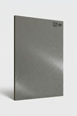Silver grey glitter finish laminate with metallic sheen by Ogaan Laminates