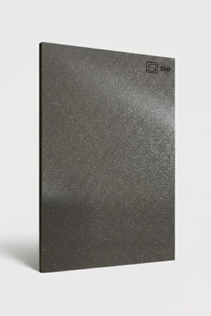 Charcoal grey glitter finish laminate with metallic sheen by Ogaan Laminates