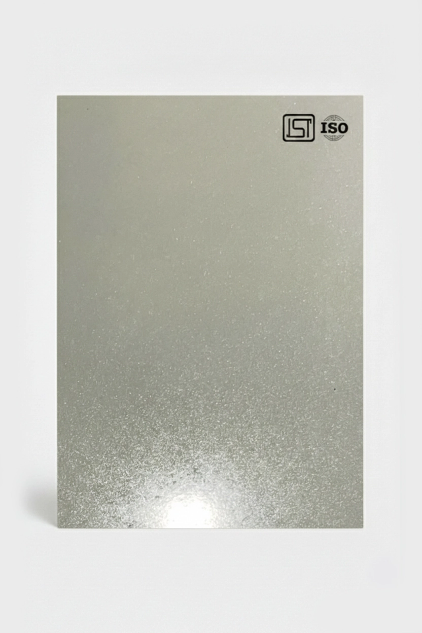 702 SH | Ivora Line, Off-White High Gloss Finish Shimmer Decorative Laminate - Image 2