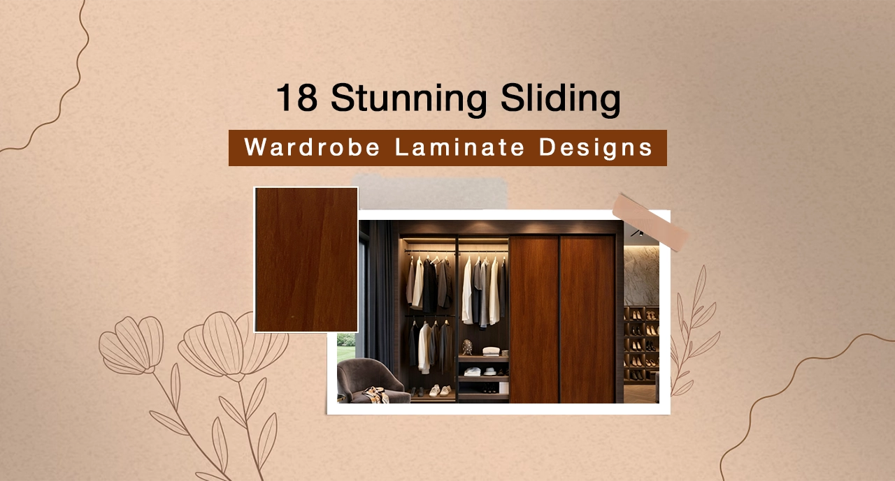 18 Stunning Sliding Wardrobe Laminate Designs