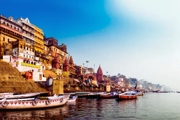 Varanasi Ghat view representing Ogaan Laminates services in Uttar Pradesh