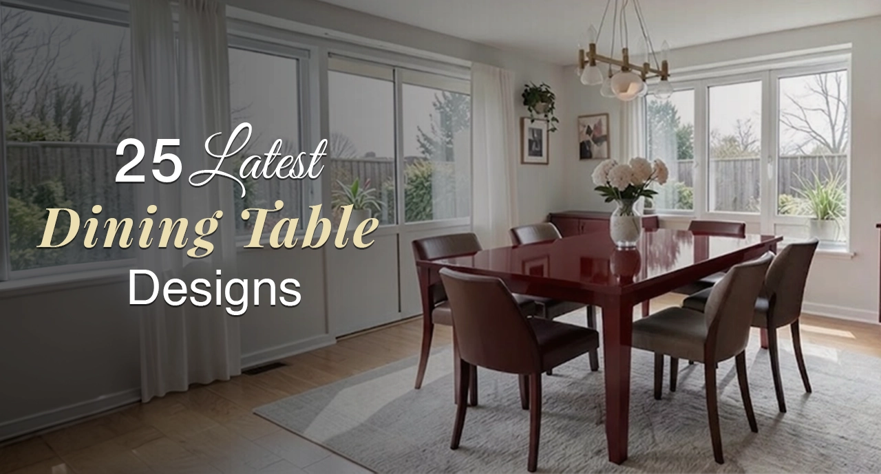 25 latest dining table design ideas for modern indian homes
