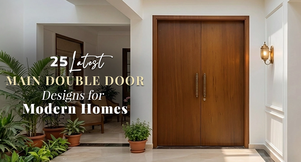 25 latest main double door designs for modern homes