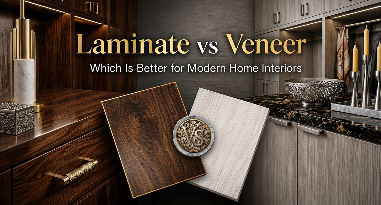 laminate vs veneer: which is better for modern home interiors