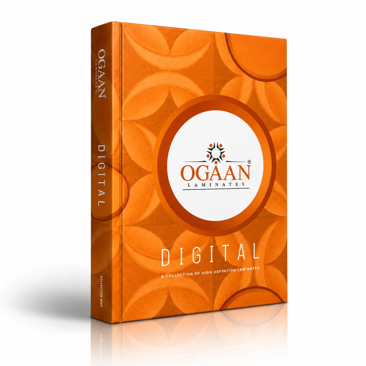 Ogaan Digital laminate catalogue featuring digitally inspired decorative laminate designs