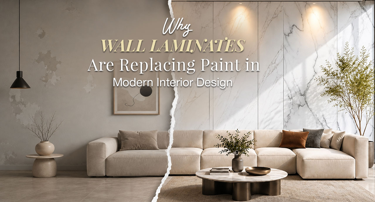 Why wall laminates are replacing paint in modern interior design.